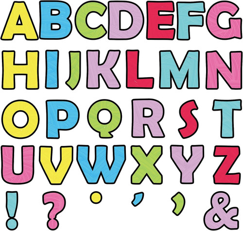 150 pcs large font - large, bulletin