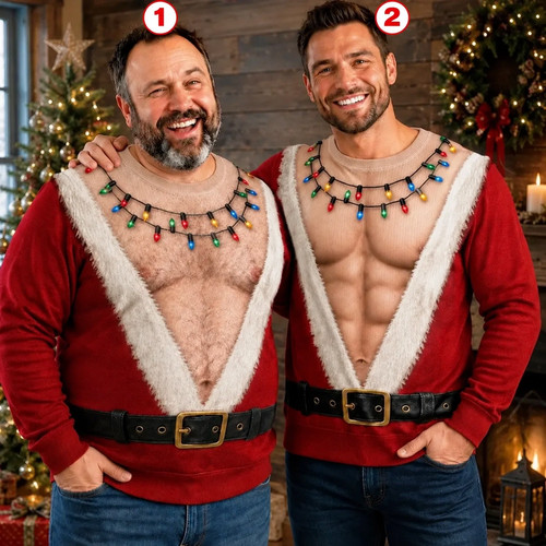 Funny hairy chest - hairy, ugly