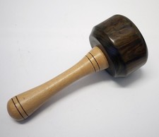 Hand turned lignum vitae - turned,
