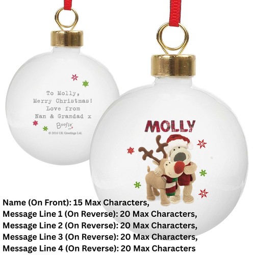 Personalised boofle christmas - personalised,