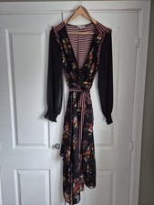 Gorgeous,wrap Designer Dress,new,size 16 "Studio By Preen",multi Colours,ladies