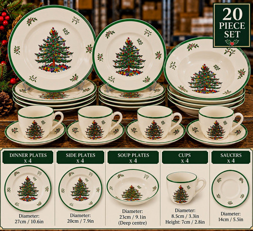 Spode christmas tree - christmas,