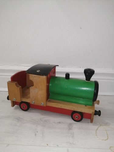Vintage large wooden - , pull