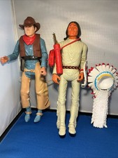 Vintage Louis Marx toys Johnny West Figure Bundle