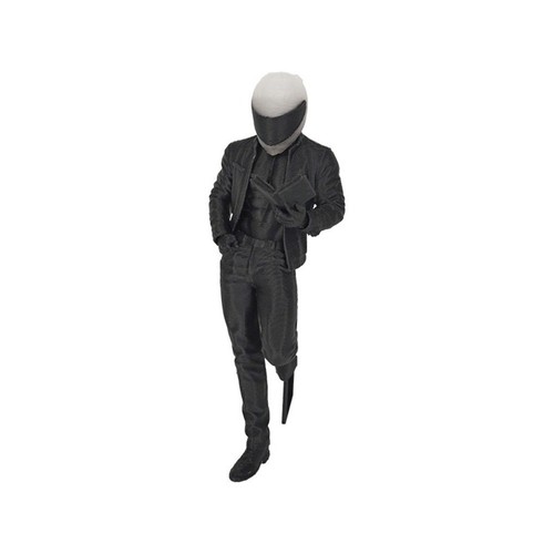 Printed motorbike rider - 3d,