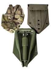 Ex MOD Genuine NATO British Army Folding Shovel Spade Entrenching Tool system