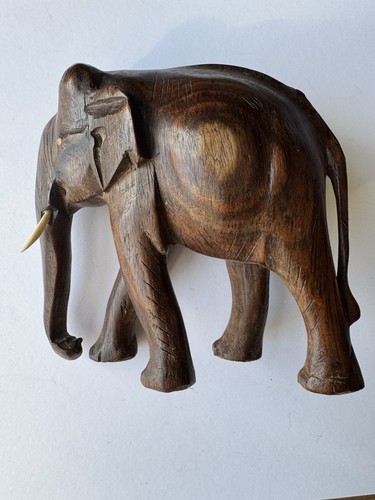 Vintage hand carved wood - hand-carved,