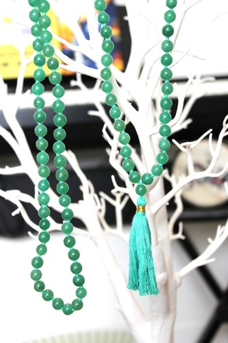 Aventurine mala 108 prayer - 108,