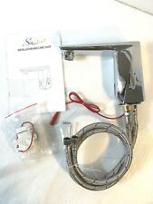 Electric Automatic Touchless Sensor Hands Free Bathroom Sink Faucet Chrome