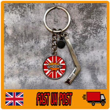 Sheffield Steeler - Stick & Puck keyring - Keychain  