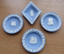 4 Vintage Wedgewood Jasperware Pin Trays Winston Churchill