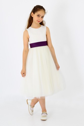 Flower girl communion dress - flower,