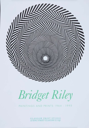 Bridget riley silkscreen - bridget,