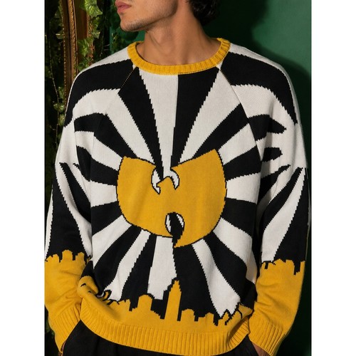 Tang clan knit sweater - knit,
