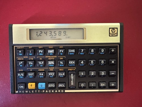 Vintage 1991 hp 12c - **vintage,
