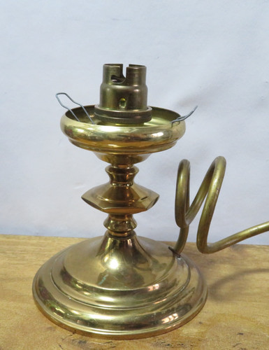 Solid brass candlestick table - solid,