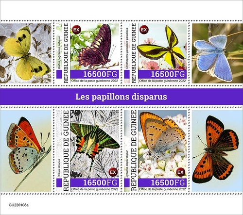 Extinct butterflies