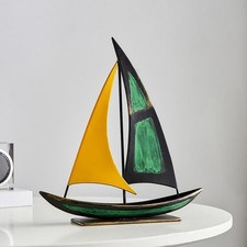 Iron Sailboat Sculpture Boat