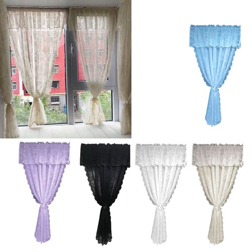 Lace sheer curtain with - lace,
