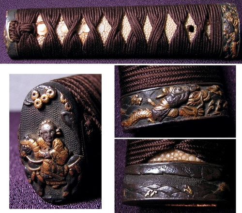 Tsuka handle hilt katana - tsuka,