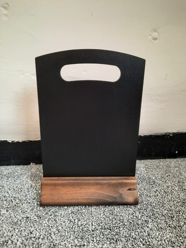 Black chalkboard table top - black,