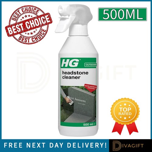 Headstone cleaning spray - hg,
