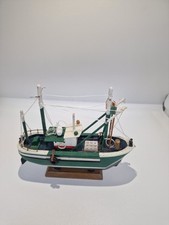 Wooden Fishing Boat Model