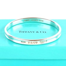 Tiffany & Co. 1837 Sterling Silver 925 Bangle Bracelet Authentic No box