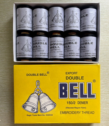 Double bell silk - bell, embroidery