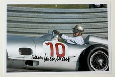 Hans Herrmann Hand Signed Autograph Mercedes Benz Porsche Formula 1 Le Mans