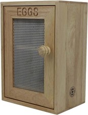 2 TIER WOODEN CHICKEN HEN EGG