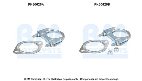 Exhaust system pipe mounting - system,