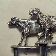 Vintage cheese markers - markers, sheep