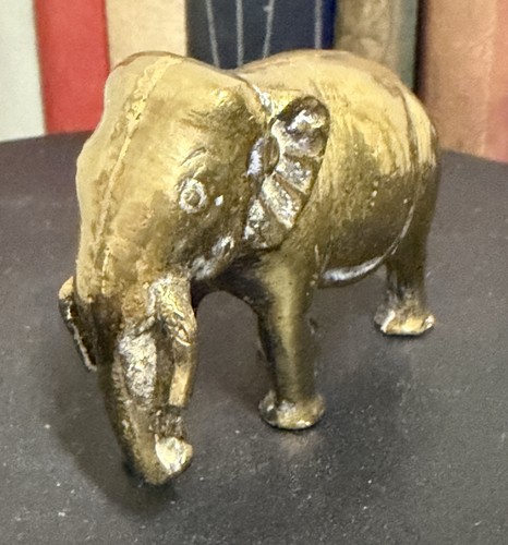 Vintage solid brass elephant - solid,