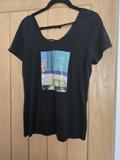 Miss captain black - black, tshirt