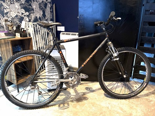 Orange steel retro mtb - steel,