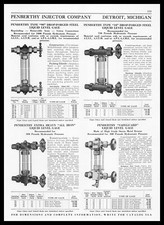 1939 Penberthy Injector Detroit Michigan Drop-Forged Liquid Level Gages Print Ad