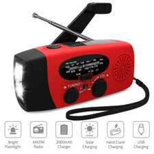 Portable AM FM Hand Crank