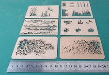 Weathering  Effect Airbrush Stencil Tools for Scale Models RC Tank planes  All 6