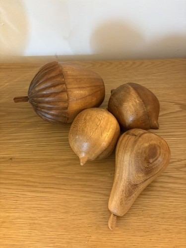 Vintage hand carved wooden - hand,