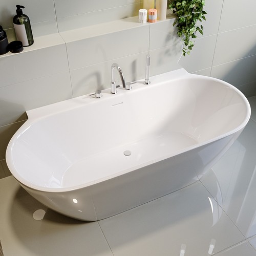 Chrome bath waste - chrome, cover