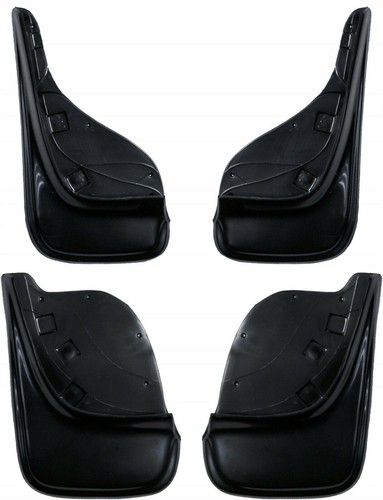 Mud flaps black rear - 4x,
