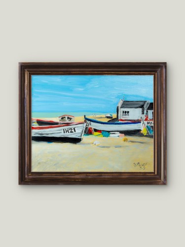 Original aldeburgh oil - aldeburgh,