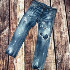 Dsquared2 distressed denim jeans