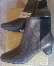 NEW WITH TAGS SIZE  6  BROWN LOTUS ANKLE BOOTS WITH SIDE ZIP / ? 