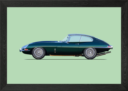 Jaguar type framed wall art - jaguar,