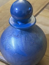 Isle of Wight Studio 'Azurene Turquoise' Perfume Bottle Black Triangular Label 