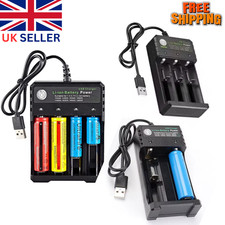 USB 3.7V Battery Charger 2,3,4