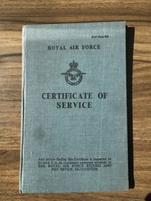 Royal Air Force Certificate of