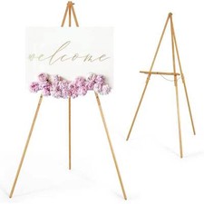 VISWIN 160cm Wooden Tripod Easel Stand for Wedding Signs, Posters & Painting